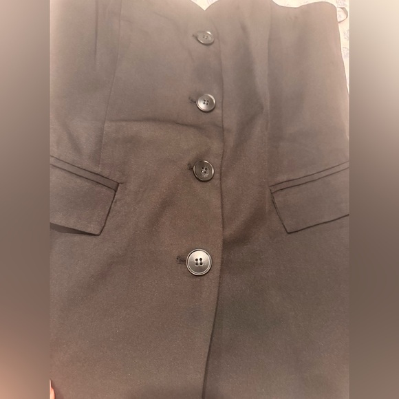 Commense 2 Piece Elegant Black Strapless Jumpsuit - Picture 3 of 6